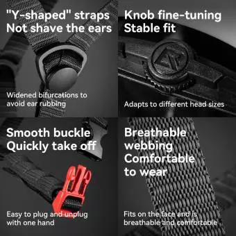 Foto mini 5 - Kask Rowerowy Rockbros dla dzieci z uchwytem na światło zielona limonka 54–58 cm