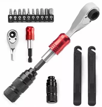 Zestaw naprawczy do rowerów Rockbros 43210049001 - 10 bitów, grzechotka, łyżki