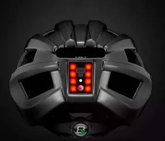 Foto mini 3 - Kask rowerowy Rockbros z zamontowaną lampką uniwersalny 55-60cm różowy