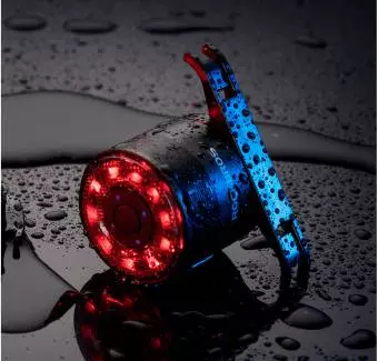 Foto mini 4 - Tylna lampka rowerowa Rockbros Q1 7 kolorów LED + kabel