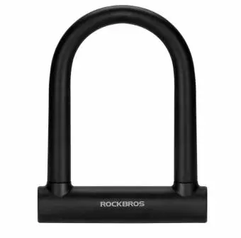 Zapięcie rowerowe Rockbros U-lock czarne
