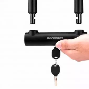 Foto mini 2 - Zapięcie rowerowe Rockbros U-lock czarne