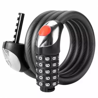 Foto mini 4 - Zapięcie rowerowe Rockbros na zamek szyfrowy 1,2m