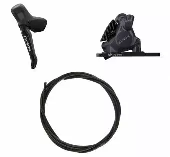 Zestaw do hydraulicznego hamulca tarczowego GRX RX717 BRRX410KTBLRS717L Lewa strona/przód