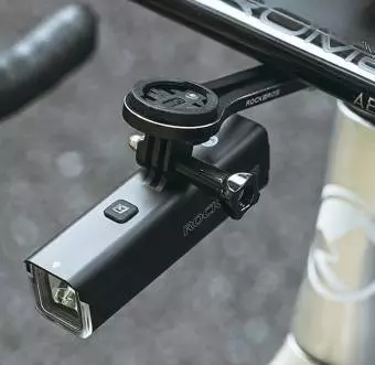 Foto mini 2 - Lampa Rowerowa Rockbros RHL1500 Czarna 1500LM