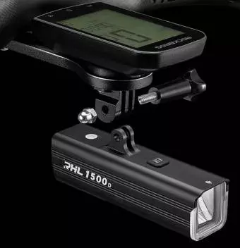 Foto mini 5 - Lampa Rowerowa Rockbros RHL1500 Czarna 1500LM