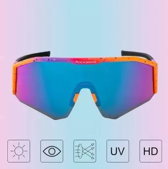 Foto mini 3 - Okulary rowerowe Rockbros SP297 polaryzujące Fioletowe