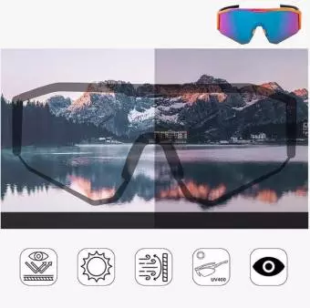 Foto mini 4 - Okulary rowerowe Rockbros SP297 polaryzujące Fioletowe