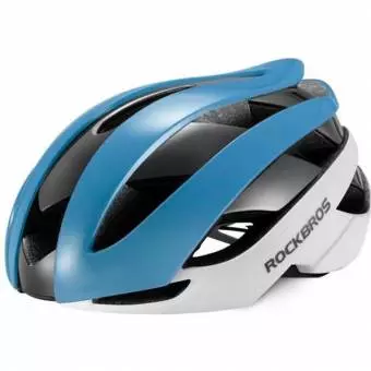 Kask rowerowy Rockbros rozmiar M 10110004004 Niebiesko - biały