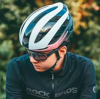 Foto mini 5 - Kask rowerowy Rockbros rozmiar M 10110004008 Niebiesko - różowy