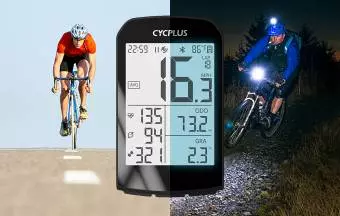 Foto mini 7 - Komputer rowerowy Cycplus M1 wyświetlacz 2,9 cala Czarny