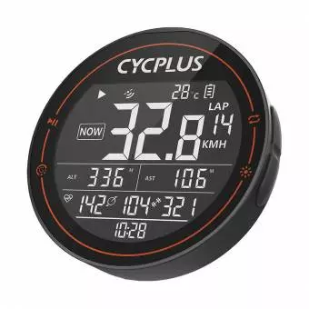 Foto mini 2 - Komputer rowerowy Cycplus M2 wodoodporny okrągły czarny