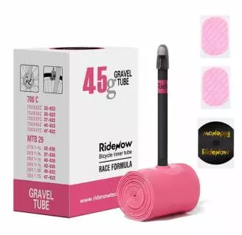 Dętka TPU RideNow ultralekka 45g gravel, 700x32-47C presta FV 45mm