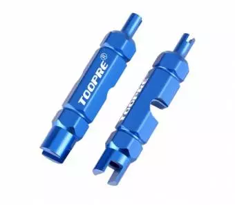 Klucz do wentyli Toopre Presta i Schrader 3w1 TL-207 Niebieski