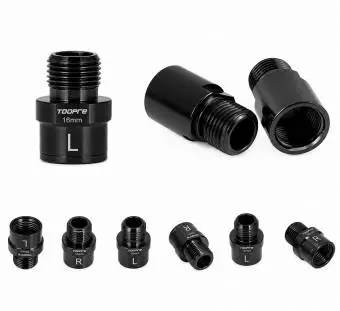 Foto mini 2 - Przedłużki osi pedałów Toopre TL-039-16B 16mm 2 szt czarne