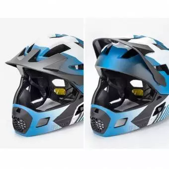 Foto mini 3 - Kask rowerowy Rockbros dziecięcy z odpinaną szczęką rozmiar S (48-52 cm) TS-61 niebieski