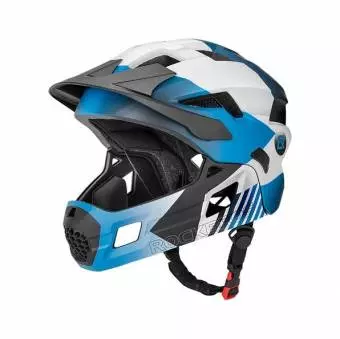 Kask rowerowy Rockbros dziecięcy z odpinaną szczęką rozmiar M (54-57 cm) TS-61 niebieski