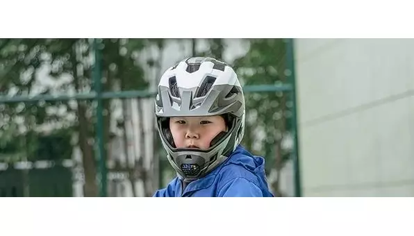 Kask rowerowy Rockbros dziecięcy z odpinaną szczęką rozmiar S (48-52 cm) TS-61 szary foto 13