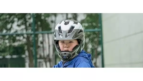 Kask rowerowy Rockbros dziecięcy z odpinaną szczęką rozmiar M (54-57 cm) TS-61 szary foto 13