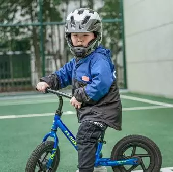 Foto mini 2 - Kask rowerowy Rockbros dziecięcy z odpinaną szczęką rozmiar M (54-57 cm) TS-61 szary
