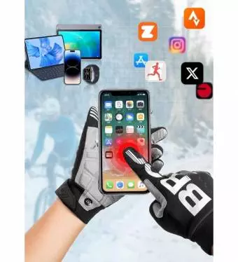 Foto mini 3 - Rękawiczki długie Rockbros S209BK Thinsulate XL