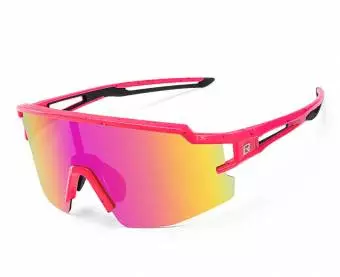 Foto mini 2 - Okulary rowerowe Rockbros dziecięce, ochrona UV, polaryzacyjne, dla dzieci, różowe