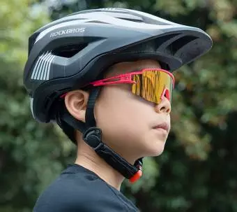 Foto mini 3 - Okulary rowerowe Rockbros dziecięce, ochrona UV, polaryzacyjne, dla dzieci, różowe