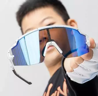 Foto mini 3 - Okulary rowerowe Rockbros dziecięce, ochrona UV, polaryzacyjne, dla dzieci, białe