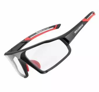 Okulary rowerowe Rockbros SP216BK fotochromowe UV400 czarno-czerwone
