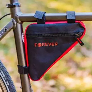 Foto mini 3 - Torba rowerowa pod ramę Forever Outdoor FB-100 czarno-czerwona