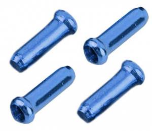 Wariant kolorystyczny produktu Aluminiowa końcówka linki, 4 sztuki - niebieski