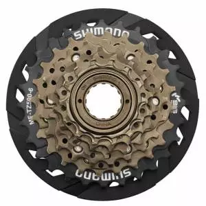 Wolnobieg 7 rzędowy Shimano Tourney MF-TZ50 14-28T z osłoną