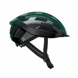 Kask rowerowy Lazer Codax KinetiCore sport Dark Green Black Uni + net