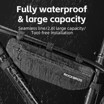 Foto mini 4 - Torba Rowerowa Pod Ramę Rockbros AS-043 Czarna