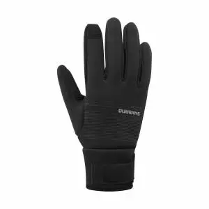 Rękawiczki ocieplane SHIMANO Windbreak, L, czarne