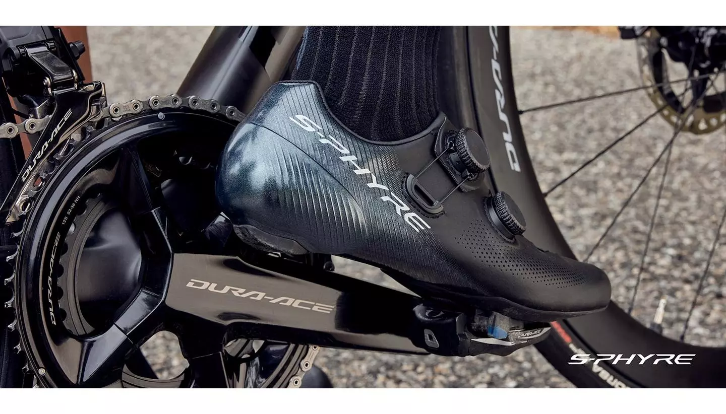 Buty szosowe Shimano SH-RC903 niebieskie 42.0 foto 11