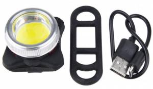 Foto mini 2 - Lampa Rowerowa Przednia Prox Alpha F Cob LED, 130 Lm, USB