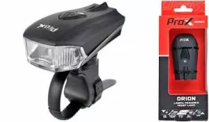 Lampa Rowerowa Przednia Prox Orion 2x LED, 400 Lm, USB